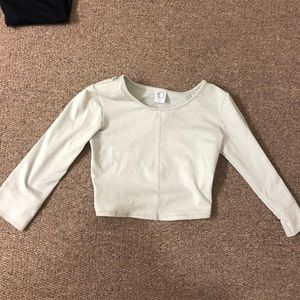 Athletic/ Every day quarter sleeve crop top